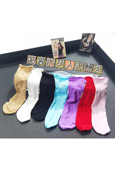 柔软天鹅绒寂寞丝袜套(男士撸管飞机套,JJ套)